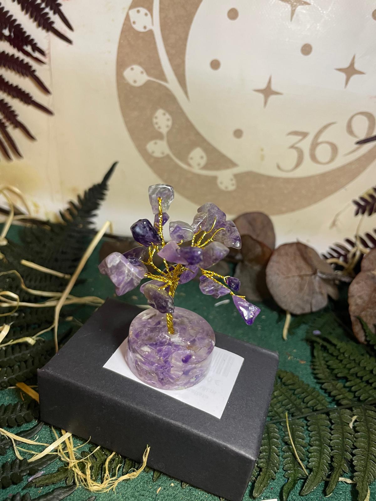 Árbol de Gemas Amatista 21 piedras - Imagen 2