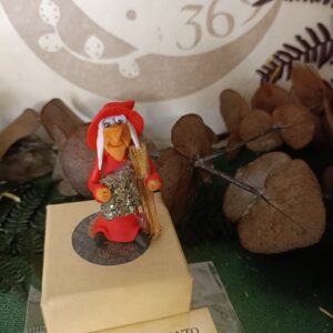 Figura Bruja con Pirita y Palo Santo 5,5x3cm