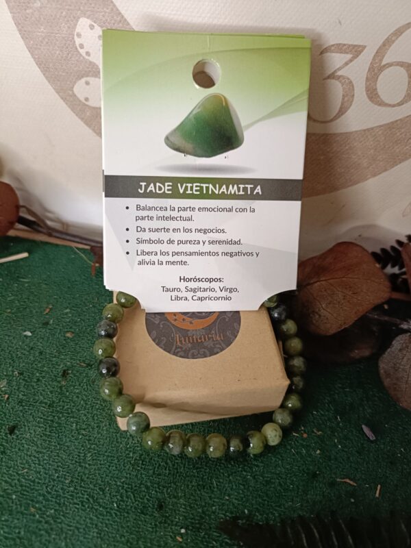 Pulsera Elástica de Jade Vietnamita - Imagen 2