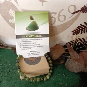 Pulsera Elástica de Jade Vietnamita