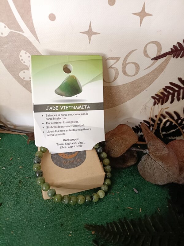 Pulsera Elástica de Jade Vietnamita