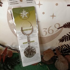 Llavero de Acero Inoxidable Tetragrámaton