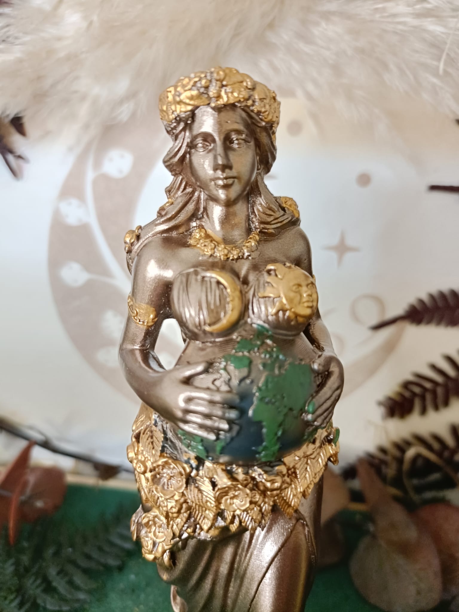 Figura en Resina de "Madre Tierra" Diosa Gaia - Imagen 4