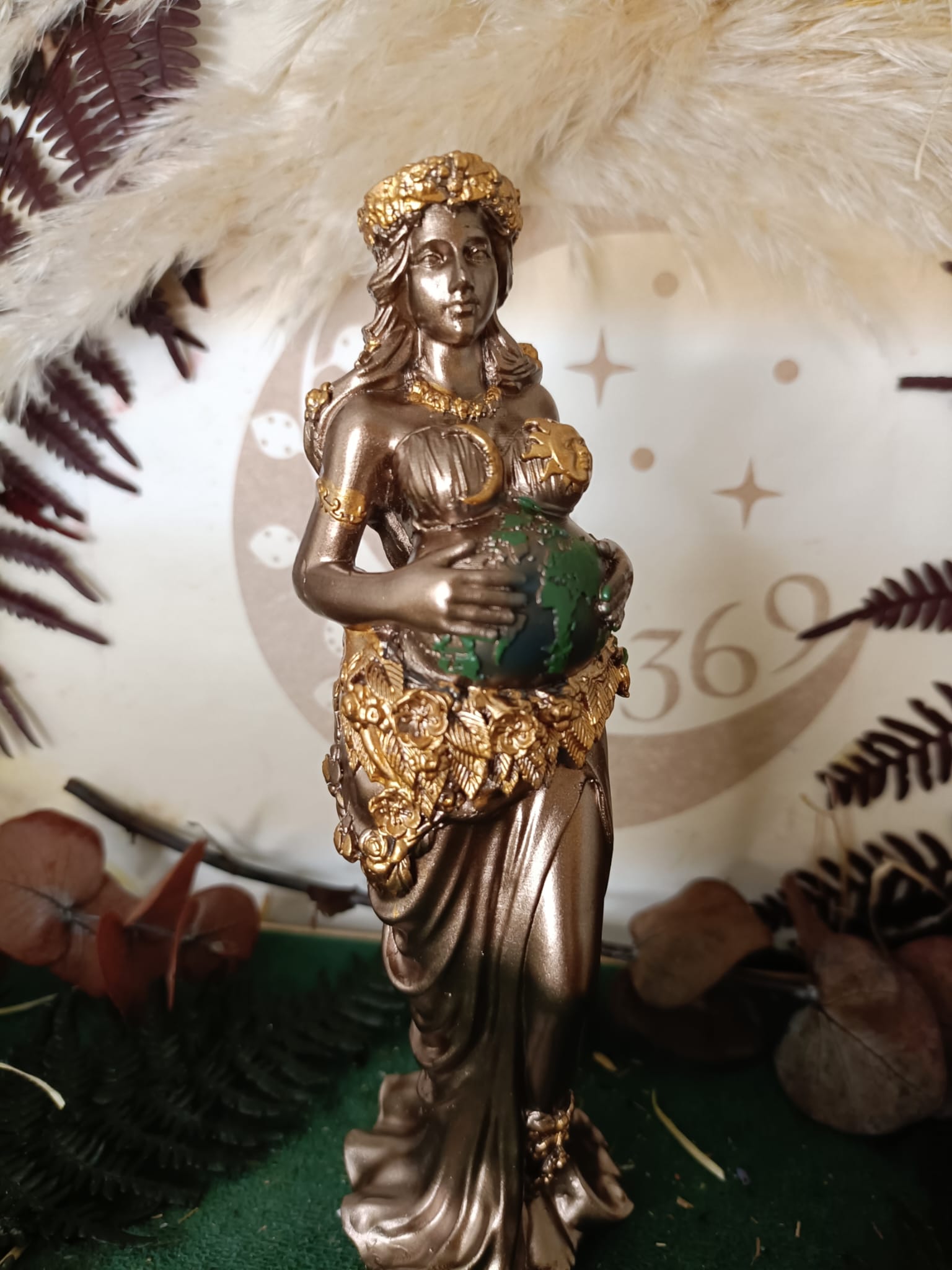 Figura en Resina de "Madre Tierra" Diosa Gaia - Imagen 2