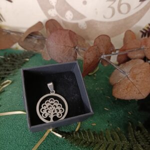 Colgante Acero Inoxidable Árbol de la Vida