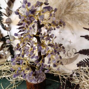 Árbol de Gemas Amatista 300 piedras