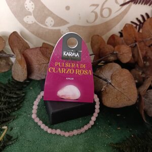 Pulsera Bola de Cuarzo Rosa A elegir