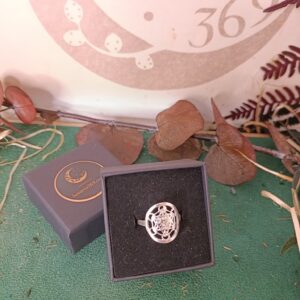 Anillo Ajustable de Plata de Ley Metatrón