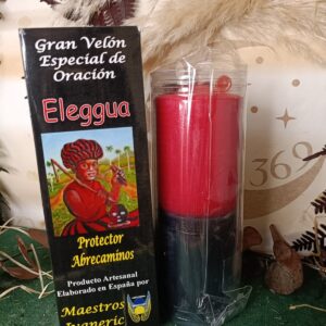 Velón Especial Potenciado con Oración de Elegguá