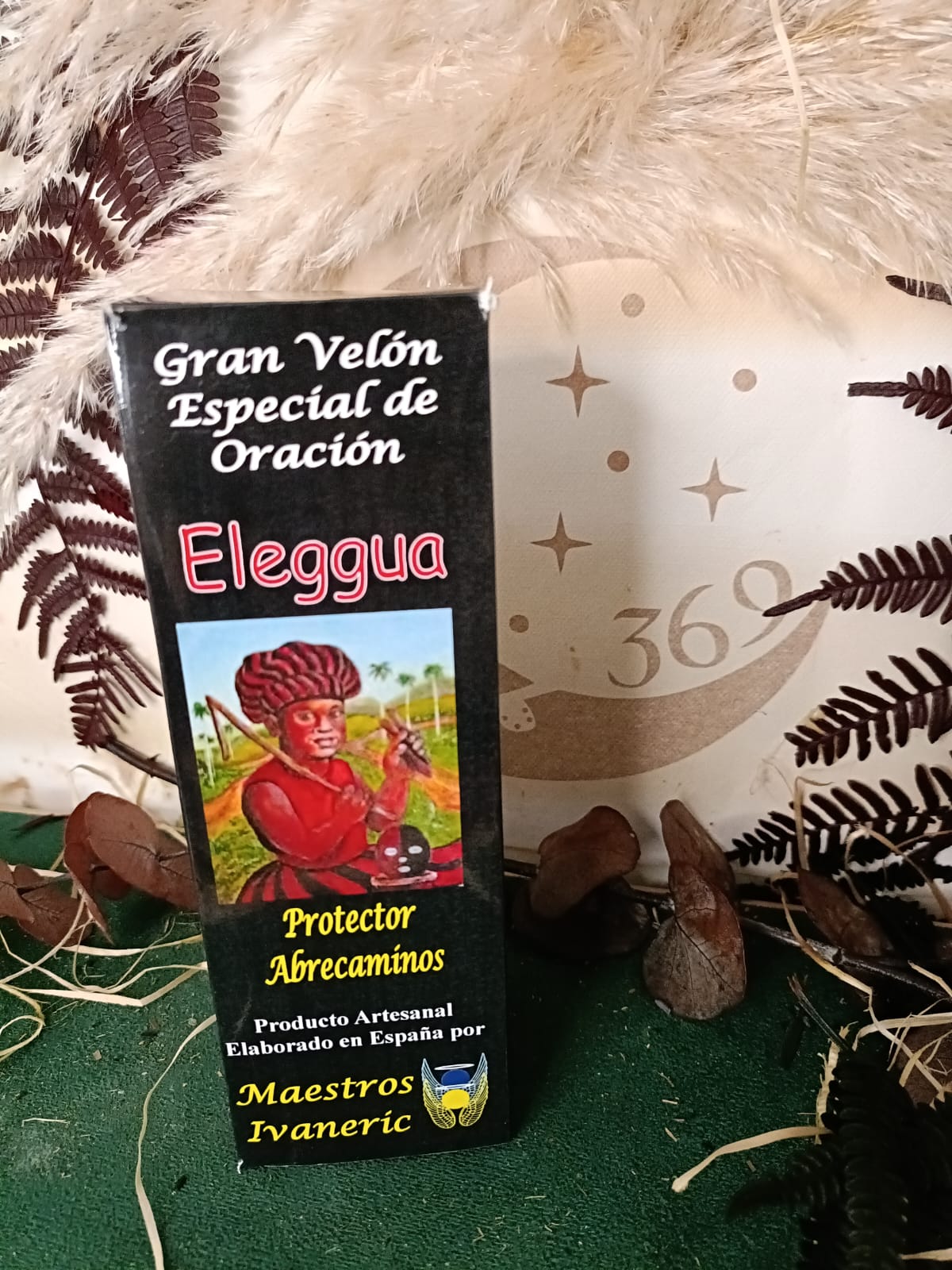 Velón Especial Potenciado con Oración de Elegguá - Imagen 2