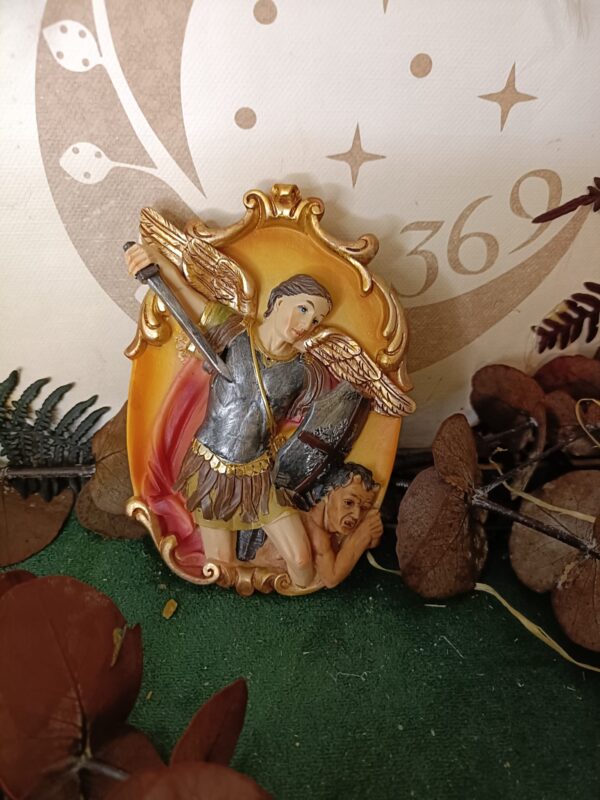 Placa Arcángel San Miguel para Colgar