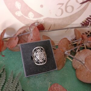 Anillo Metatrón Ajustable de Acero Inoxidable