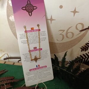 Pulsera Amuleto Nudo de Bruja – Acero Dorado