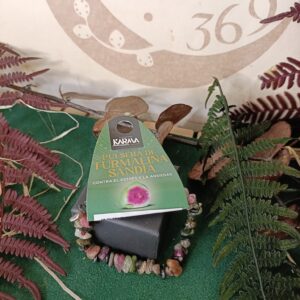 Pulsera Chip Elástica de Turmalina Sandía