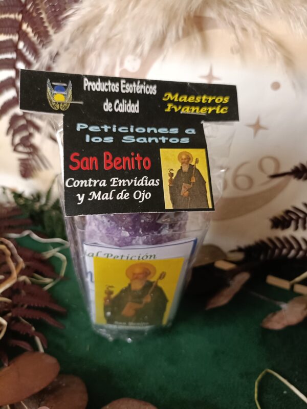 Velón San Benito — Protección Contra Envidias y Mal de Ojo - Imagen 5
