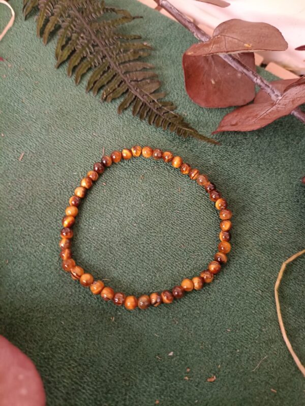 Pulsera de Ojo de Tigre 4 mm - Imagen 2