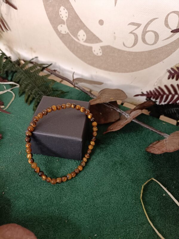 Pulsera de Ojo de Tigre 4 mm - Imagen 3
