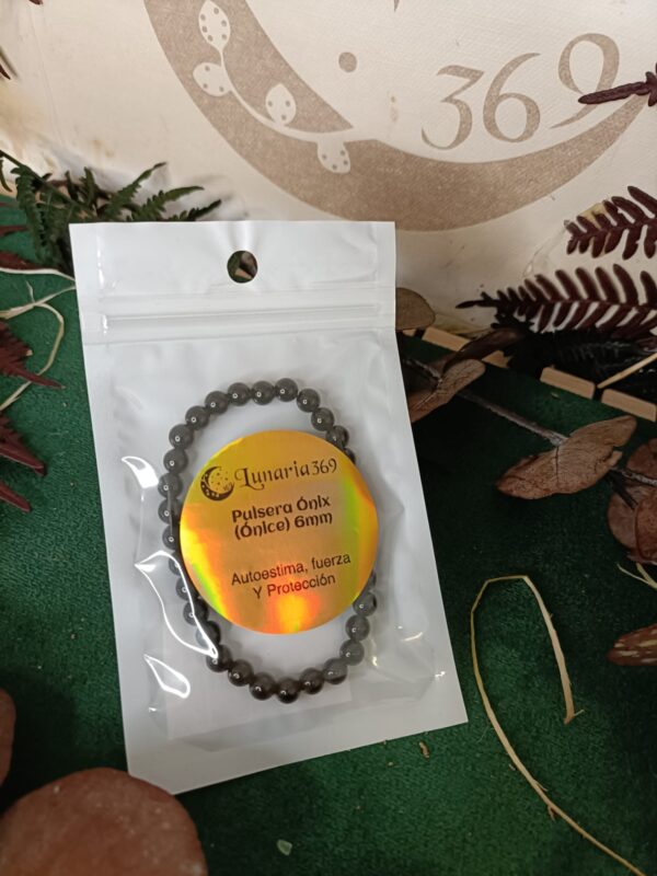 Pulsera de Ónix 6 mm