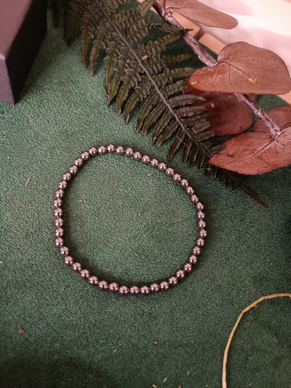 Pulsera de Hematite 4 mm - Imagen 2