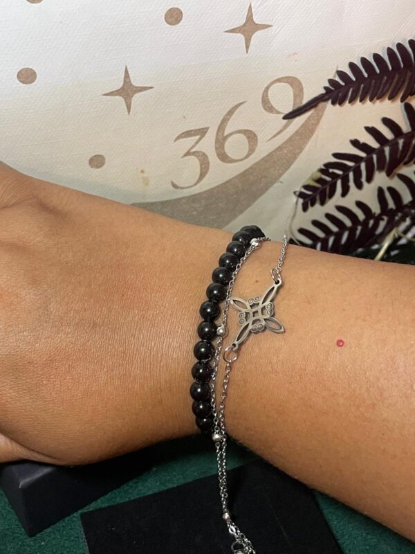 Pulsera Nudo de Bruja en Acero Inoxidable - Imagen 4