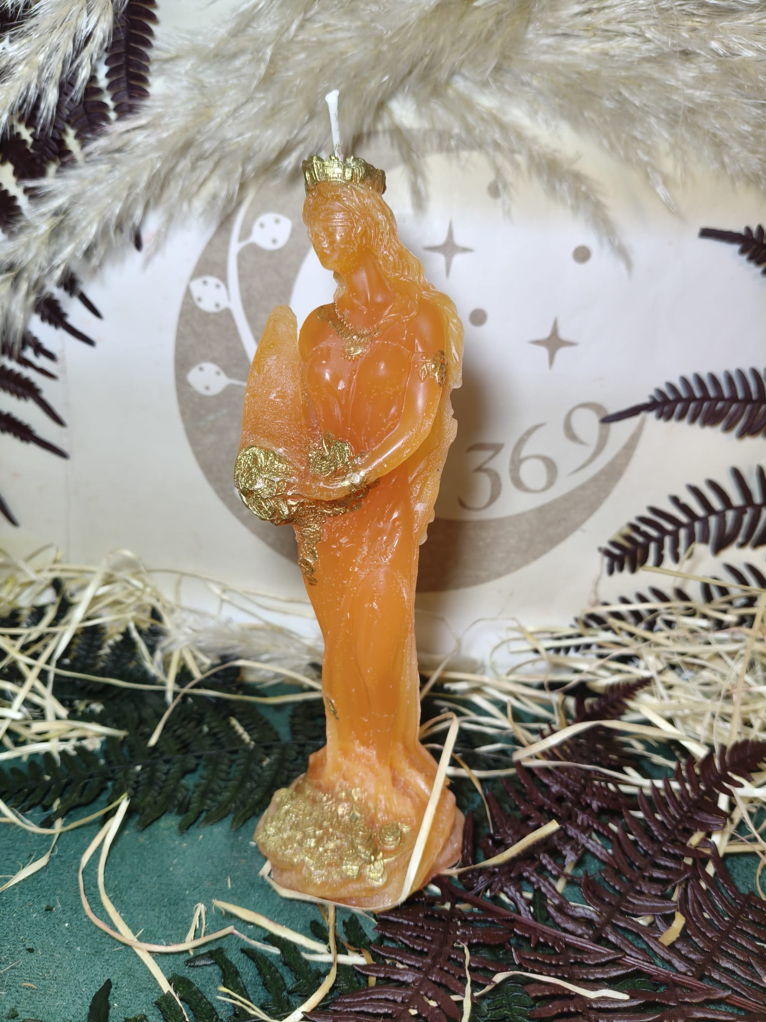 Vela Figura Diosa de la Fortuna – 6 x 18 cm - Imagen 2