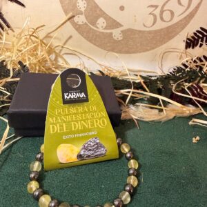 Pulsera Elástica de Hematite y Citrino