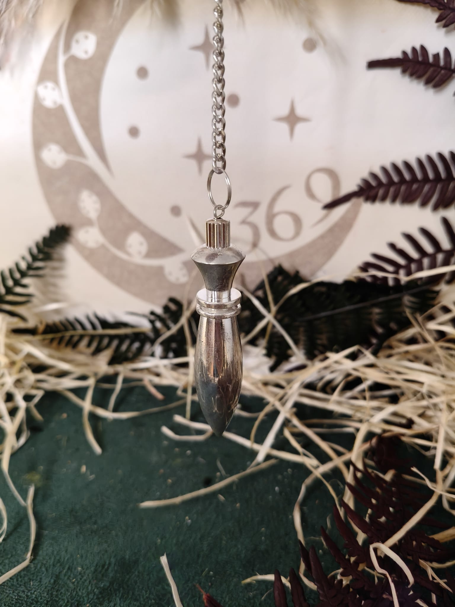 Péndulo egipcio de metal para dos testigos – Modelo Karnak - Imagen 2