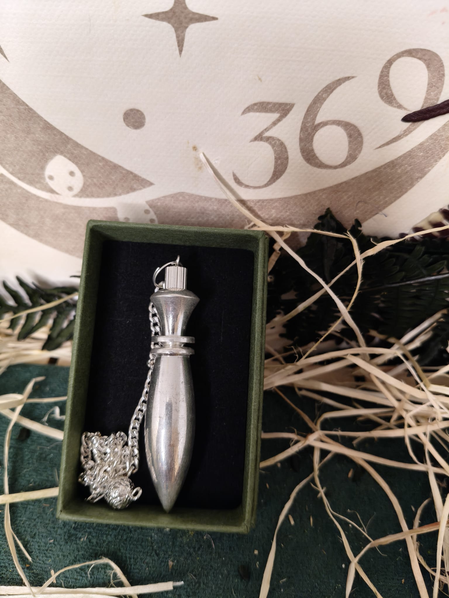 Péndulo egipcio de metal para dos testigos – Modelo Karnak - Imagen 5