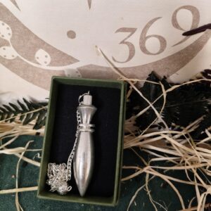 Péndulo egipcio de metal para dos testigos – Modelo Karnak