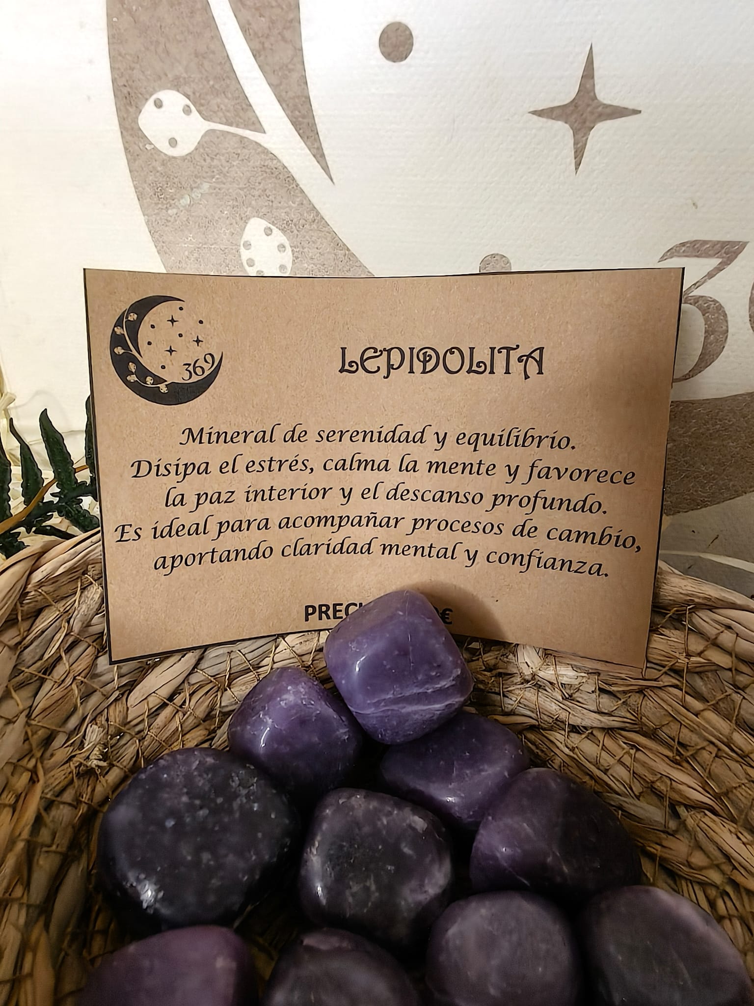 Canto rodado de lepidolita - Imagen 2