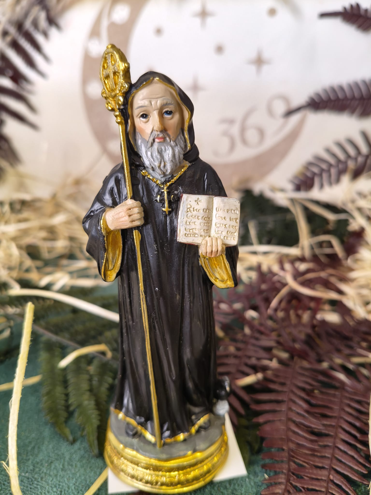 Figura de San Benito – 13 cm (Giordano di Ponzano)