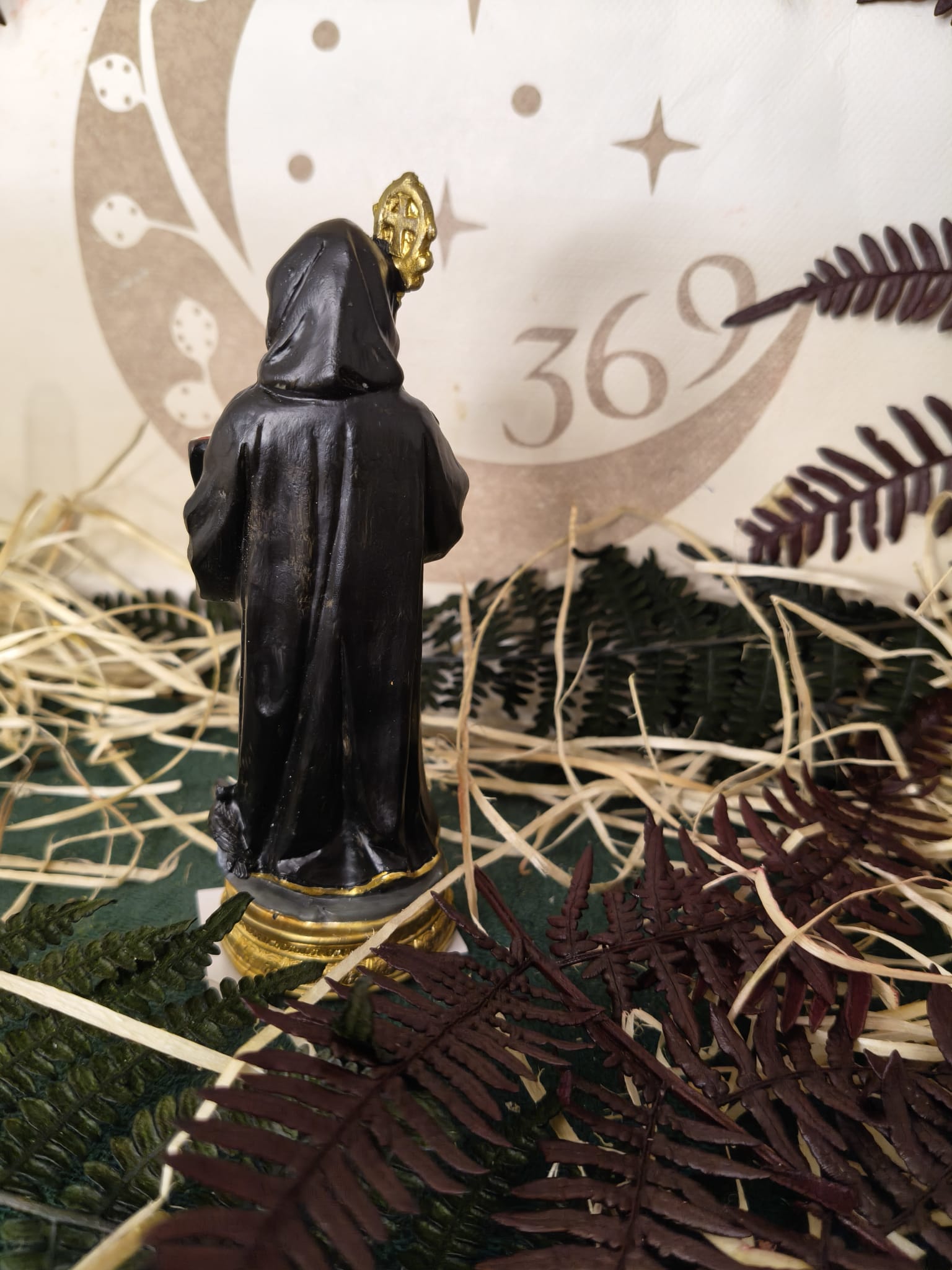 Figura de San Benito – 13 cm (Giordano di Ponzano) - Imagen 6