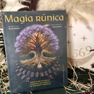 Magia Rúnica – Baraja de 24 cartas + manual de sabiduría nórdica