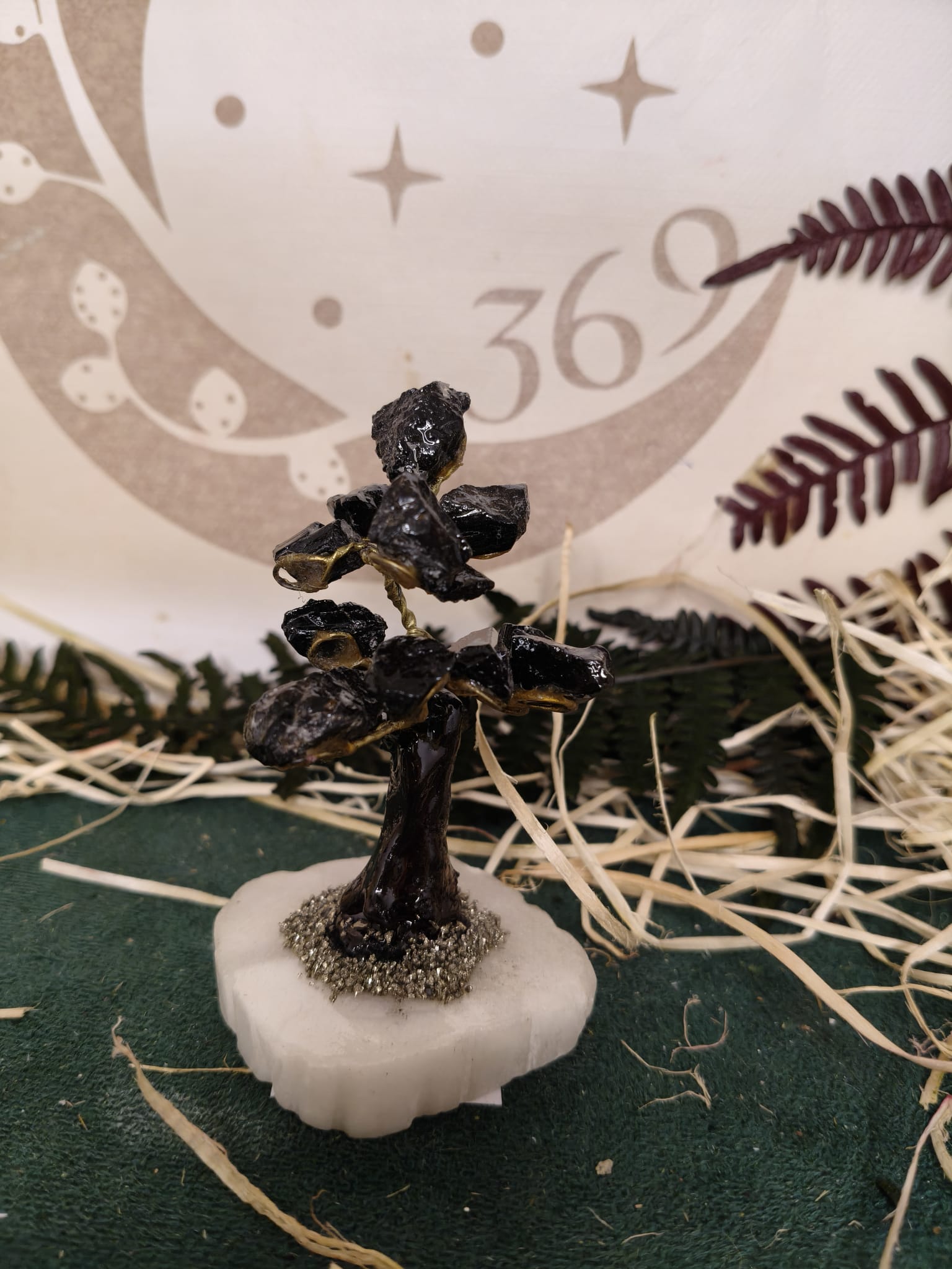 Árbol de Turmalina Negra Pequeño