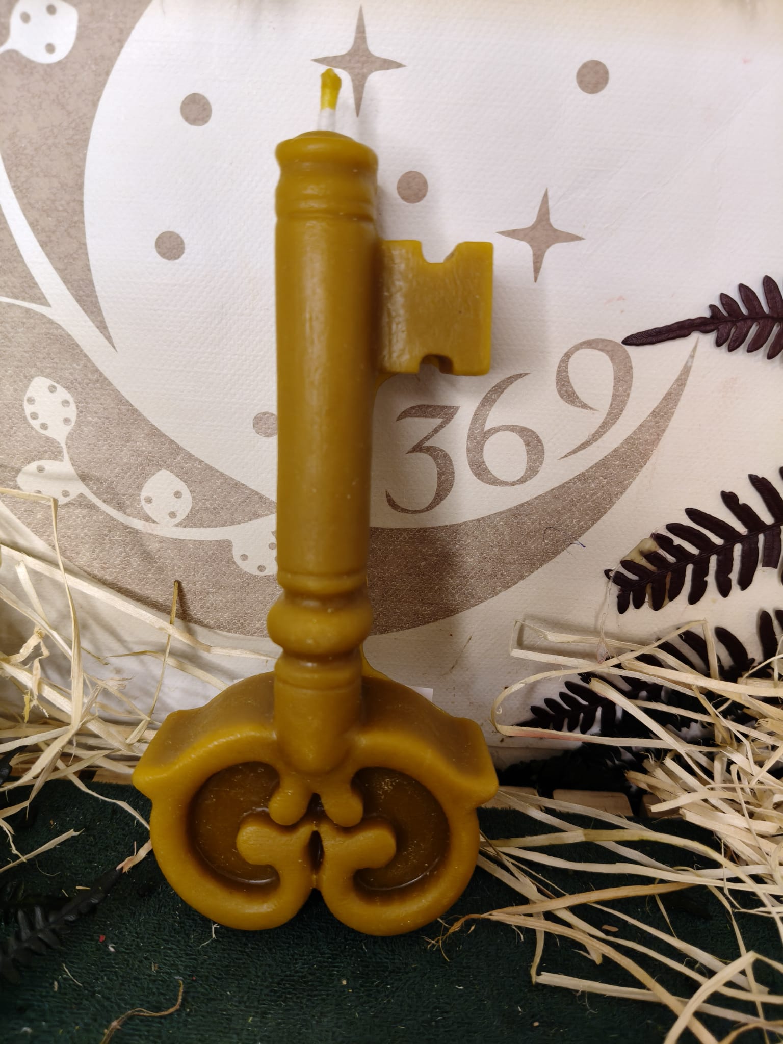 Vela de Miel Natural Llave – Artesanal 100% Natural