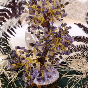 Árbol de Amatista con 500 Piedras Naturales