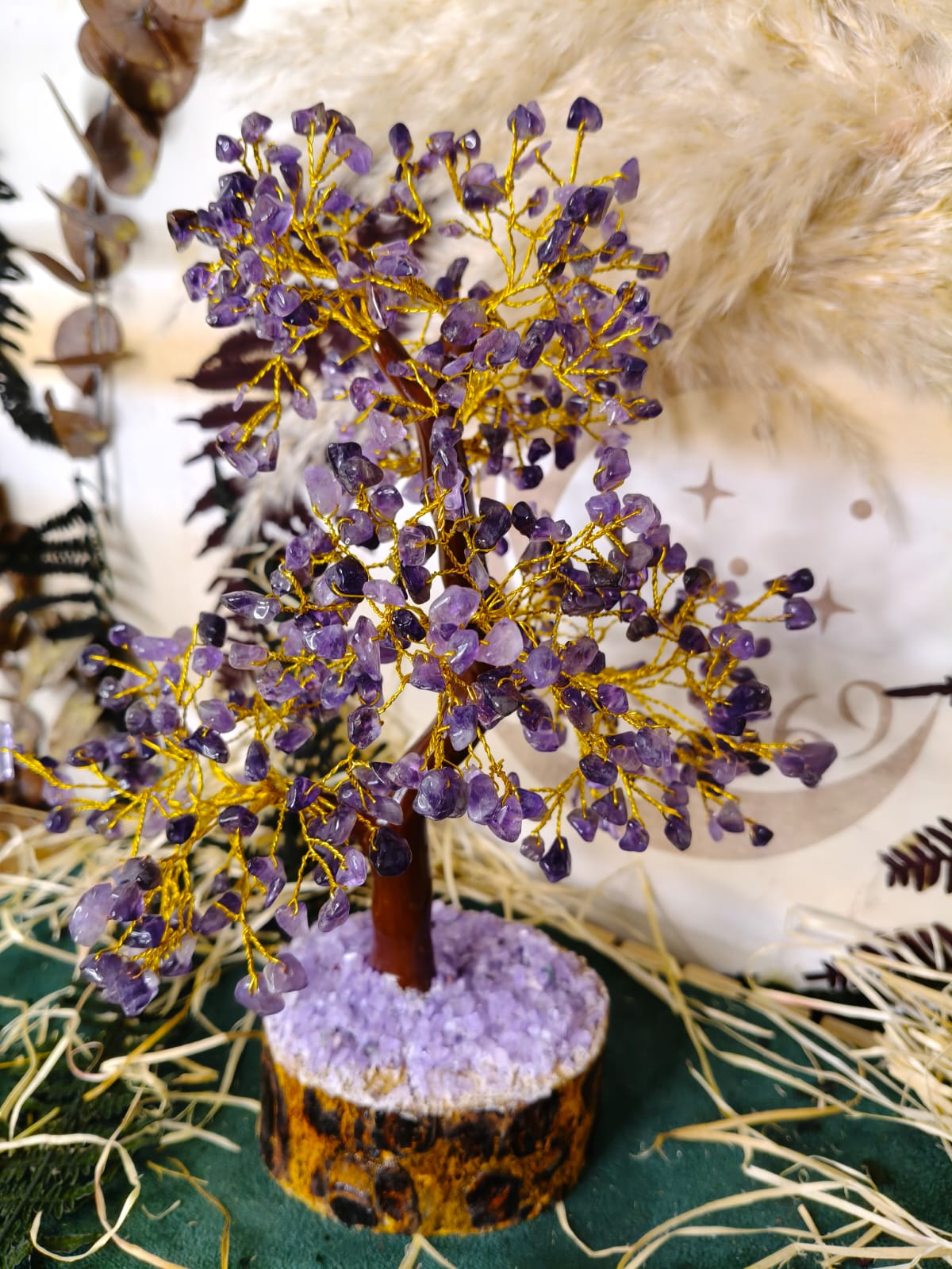 Árbol de Amatista con 500 Piedras Naturales - Imagen 2