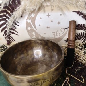 🔮 Cuenco Tibetano “Luz de Luna” Envejecido 100% Artesanal