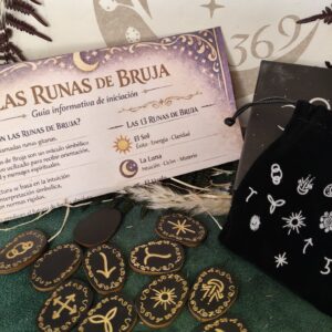 Runas de Bruja de Madera — Set de 14 Runas