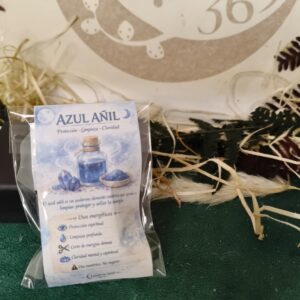 🔵 Azul Añil – Bloque de Protección (15 g aprox.)