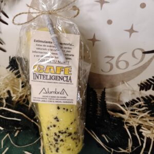 🕯️ Vela Herbórea Artesanal Inteligencia – Café