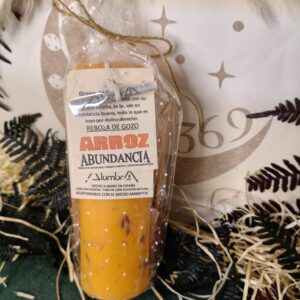 🕯️ Vela Herbórea Artesanal Abundancia – Arroz