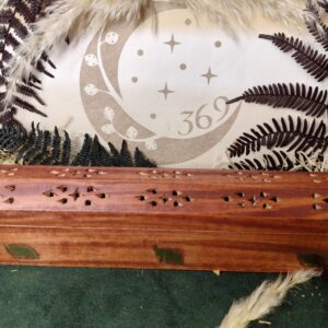 🌿 Portaincienso de Madera Tipo Caja