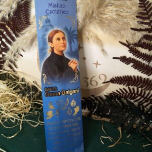 🔮 Incienso Místico Santa Gema Galgani con Oración – 20 Varillas 📚✨💫