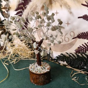 🌿 Árbol Bonsái de 100 Piedras de Aventurina Verde