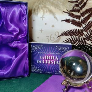 🔮 Bola de Cristal Auténtica con Libro Guía